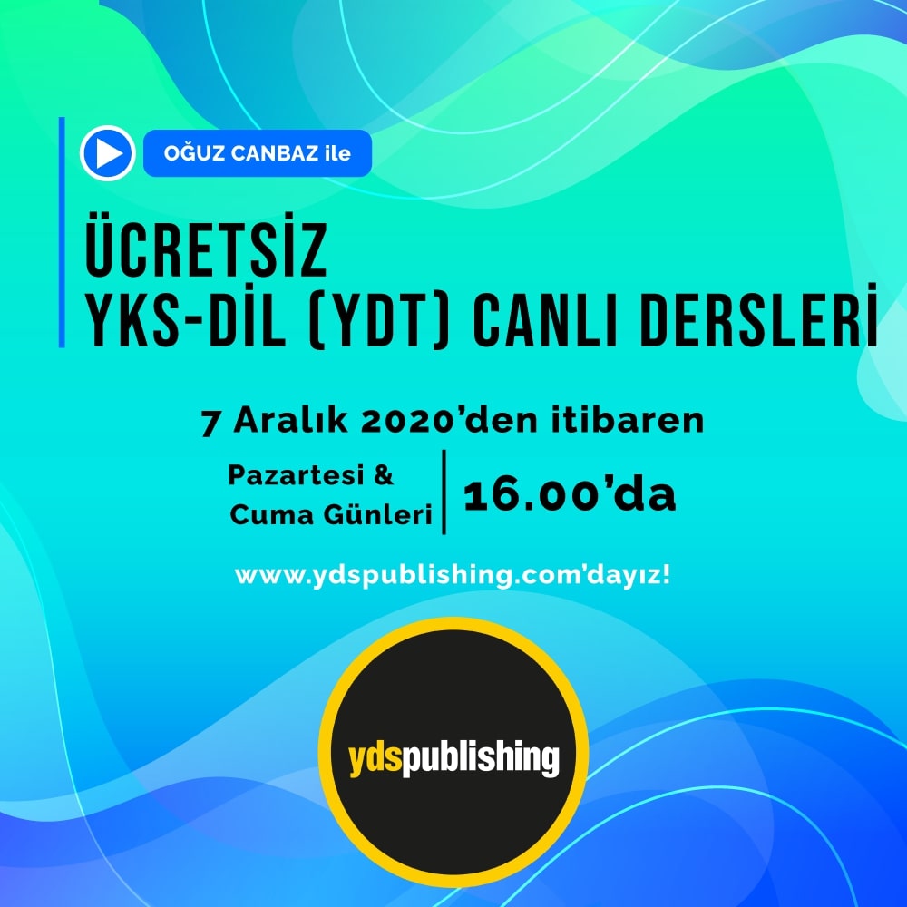 YKS-DİL Ücretsiz Canlı Dersler